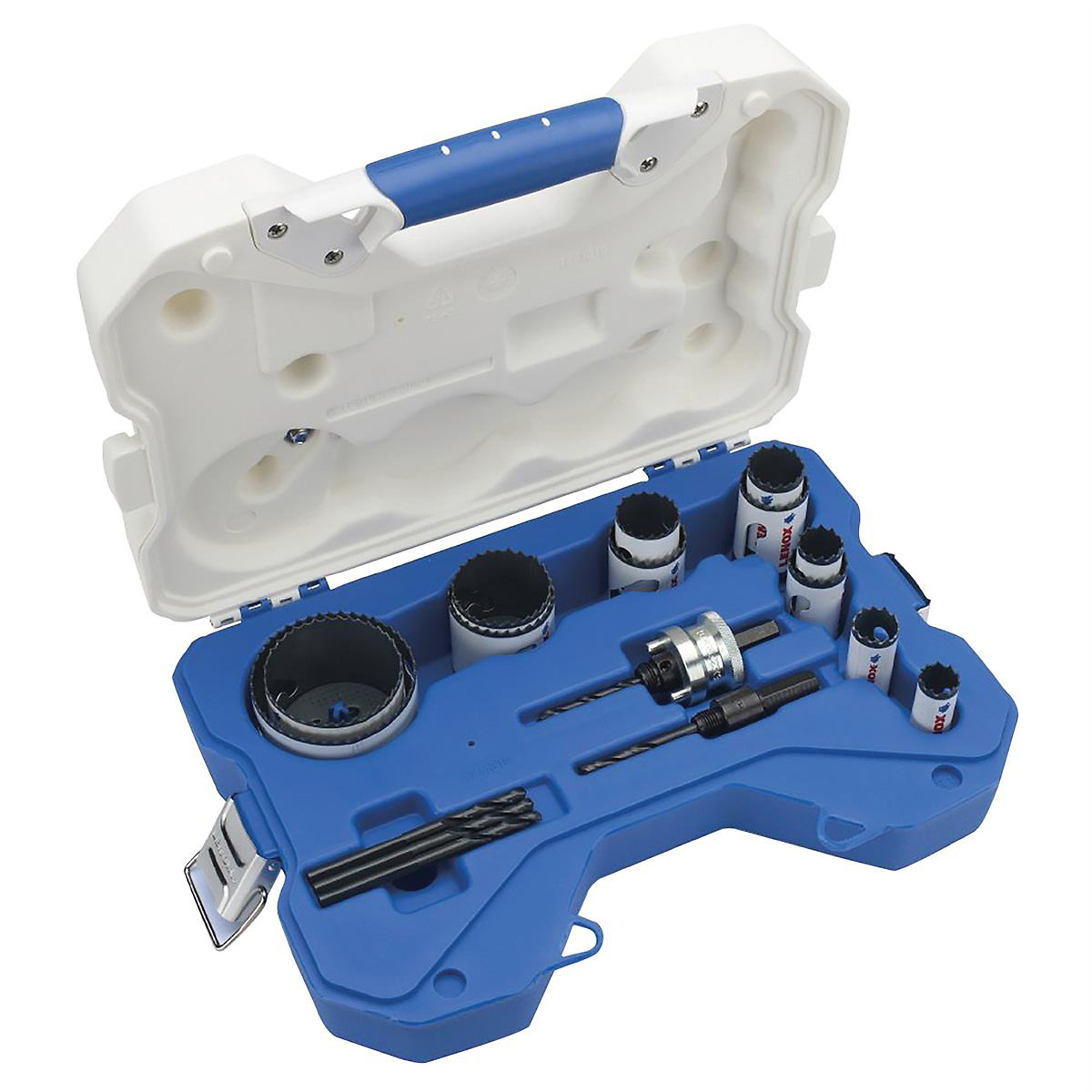 Lenox Tools Bi-Metal Holesaw Kit — 17-Piece, 5/8in. to 3in., Snap-Back Arbor, Model# LEX308201200G